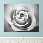White Rose Leinwanddruck (Insitu (Holzboden))