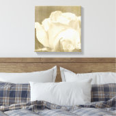 White Rose Liebe Leinwanddruck (Insitu (Schlafzimmer))