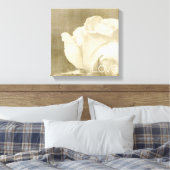 White Rose Liebe Leinwanddruck (Insitu (Schlafzimmer))