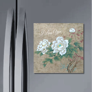 White Rose Magnet