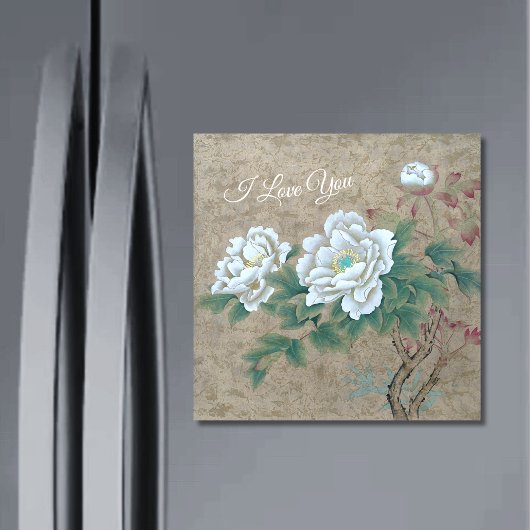 White Rose Magnet