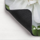 White Rose Maus Pad Mousepad (Ecke)
