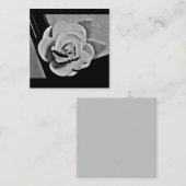 White Rose Mitteilungskarte (Vorne/Hinten)