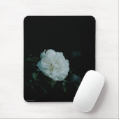 White Rose Mousepad (Mit Mouse)
