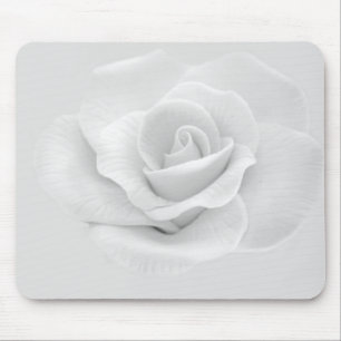 White Rose Mousepad