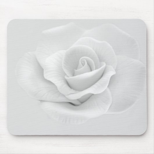 White Rose Mousepad (Vorne)