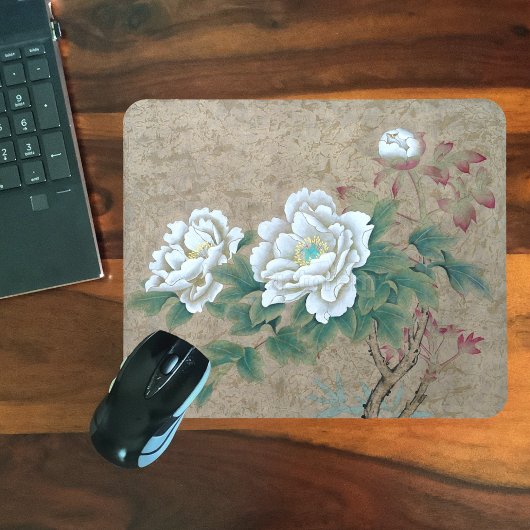 White Rose Mousepad