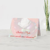 White Rose - Muttertagskarte Karte (Rückseite)