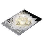 White Rose Notebook Notizblock (Linke Seite)