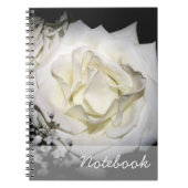 White Rose Notebook Notizblock (Vorderseite)