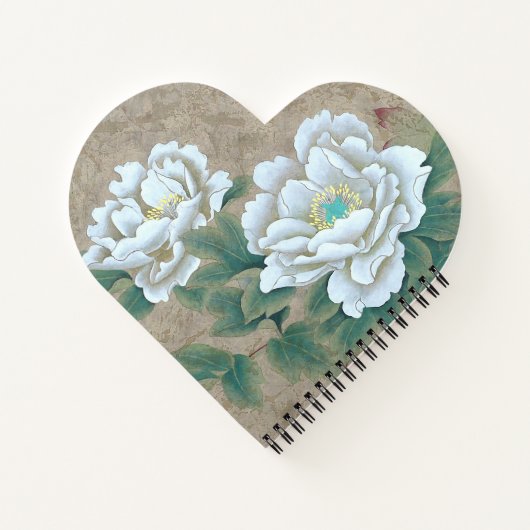 White Rose Notizblock (Rückseite)