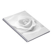 White Rose Notizblock (Rechte Seite)