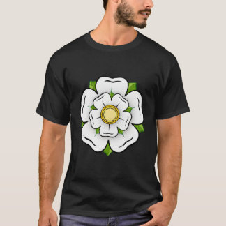 White Rose of York British Yorkshire Symbol Flag O T-Shirt