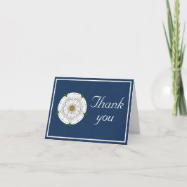 White Rose of York Dankeschön Card