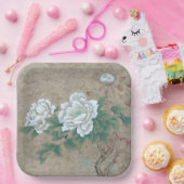 White Rose Pappteller (Party)