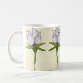 white rose pattern kaffeetasse (Links)