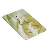 White Rose Personal Wedding Magnet (Rechte Seite)
