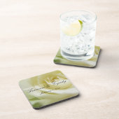 White Rose Personal Wedding Untersetzer (Rechte Seite)