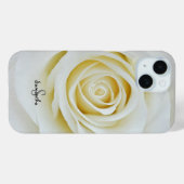 White Rose Phone case (Rückseite (Horizontal))
