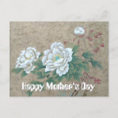 White Rose Postkarte (Vorderseite)
