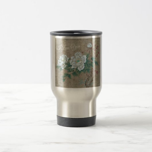 White Rose Reisebecher (Mittel)