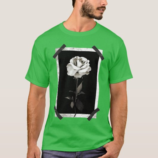 White Rose Rock vintage T-Shirt (Vorderseite)