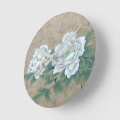 White Rose Runde Wanduhr (Winkel)