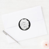 White Rose Save the Date Stickers (Umschlag)