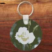 White Rose Schlüsselanhänger (Vorderseite)