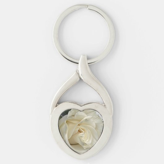 White Rose Schlüsselanhänger (Vorderseite)