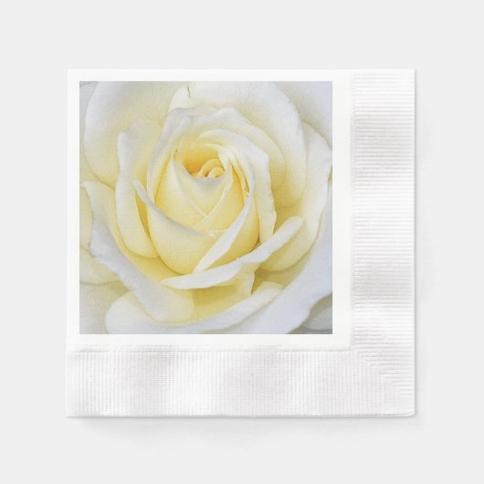 White Rose Serviette (Vorderseite)