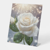 White Rose Sockelschild (Vorderseite)