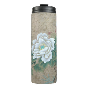 White Rose Thermosbecher