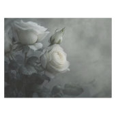 White Rose Tischdecke (Vorderseite (Horizontal))