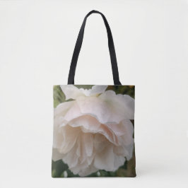 White Rose Tote Bag Tasche