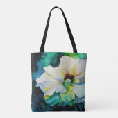 White Rose Totebag Tasche (Rückseite)
