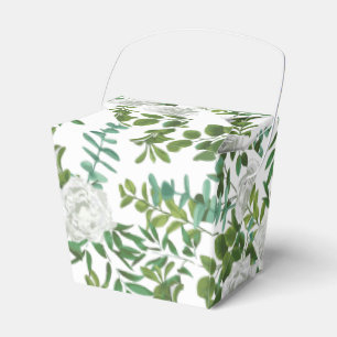 White Rose Wedding Floral Classic Geschenkschachtel