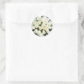 White Rose Wedding Stickers (Tasche)