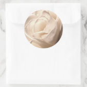 White Rose Wedding Umschlag Aufkleber Grosser (Tasche)