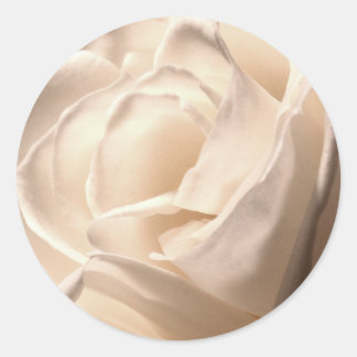 White Rose Wedding Umschlag Aufkleber Grosser