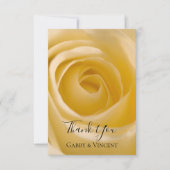 White Rose Wedding Vielen Dank Dankeskarte (Vorderseite)