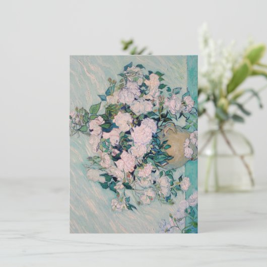 White Roses-1890-Vincent van Gogh (Stehend Vorderseite)