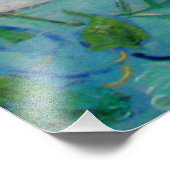 White Roses-1890-Vincent van Gogh Fotodruck (Ecke)