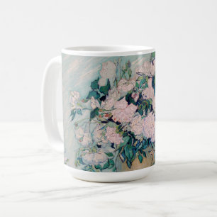 White Roses-1890-Vincent van Gogh Kaffeetasse