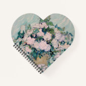 White Roses-1890-Vincent van Gogh Notizblock (Vorderseite)