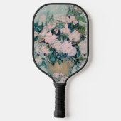 White Roses-1890-Vincent van Gogh Pickleball Schläger (Rückseite)