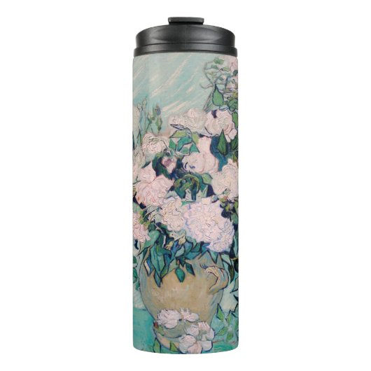 White Roses-1890-Vincent van Gogh Thermosbecher (Vorderseite)