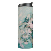 White Roses-1890-Vincent van Gogh Thermosbecher (Nach links gedreht)