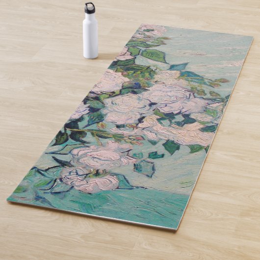 White Roses-1890-Vincent van Gogh Yogamatte (Beispiel)