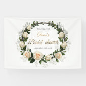 White Roses & Baby’s Breath  Banner (Horizontal)